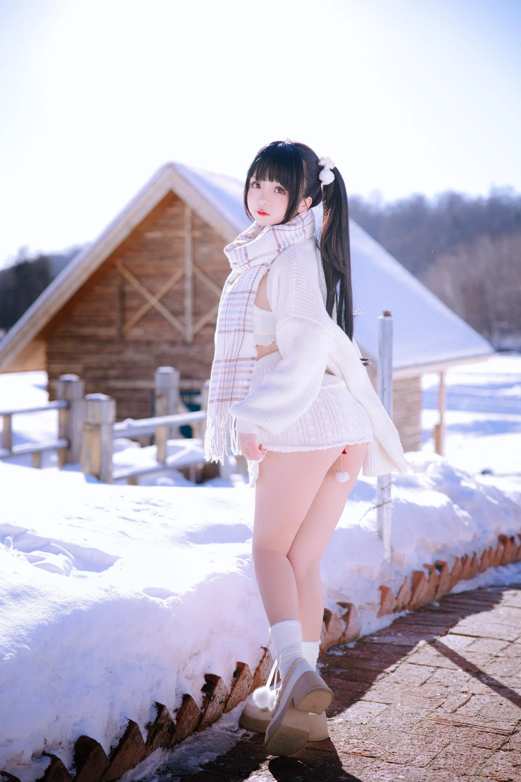 日奈娇 – NO.74 雪地少女 [91P]插图8